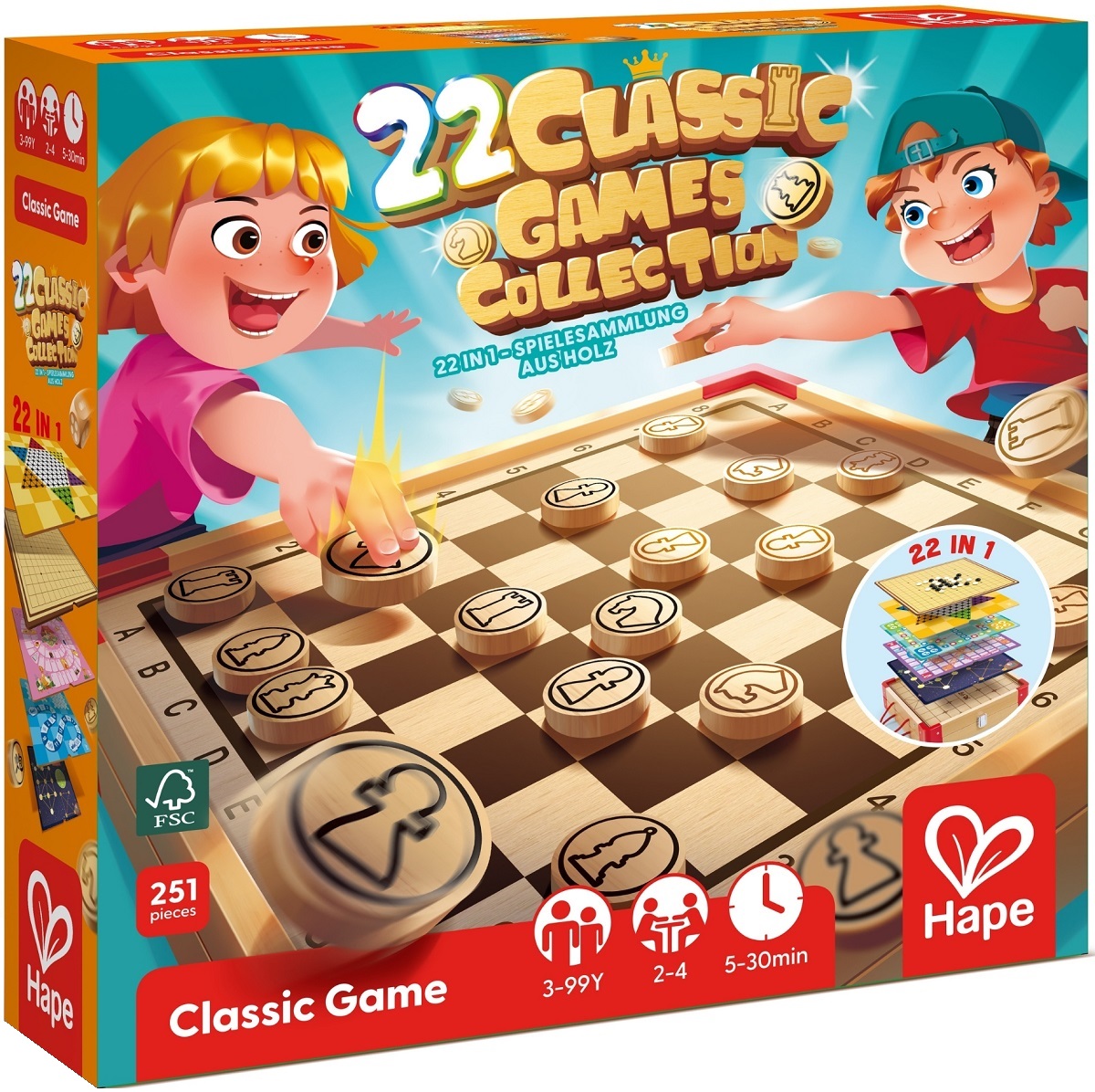 Imaginea produsului 'Set 22 jocuri clasice'