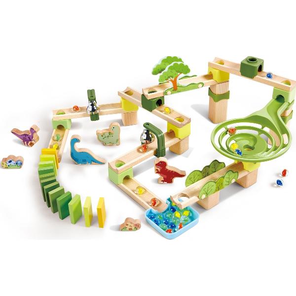 Jucarie din lemn: Marble Run Dino Adventure