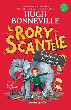 Coperta cărții 'Rory Scânteie și elefantul din cameră - Hugh Bonneville'