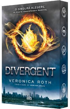 Coperta cărții 'Divergent. Seria Divergent Vol.1 - Veronica Roth'