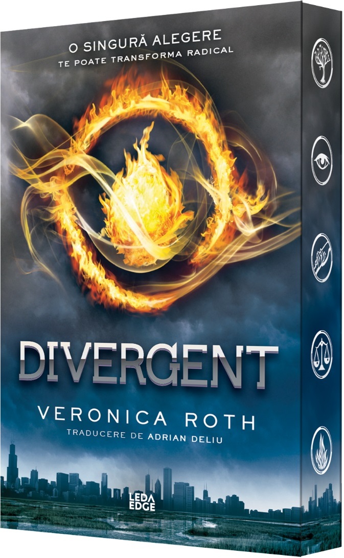 Coperta cărții 'Divergent. Seria Divergent Vol.1 - Veronica Roth'
