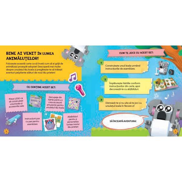 Lego. Adopta un Koala. Activitati pentru micii iubitori de animale
