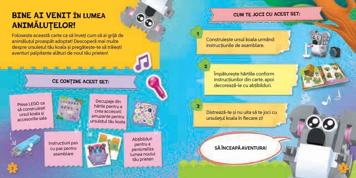 Imaginea produsului 'Lego. Adoptă un Koala. Activități pentru micii iubitori de animale'
