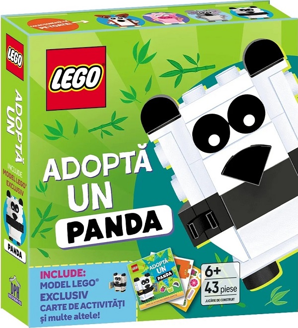 Imaginea produsului 'Lego: Adoptă un Panda. Activități pentru micii iubitori de animale'