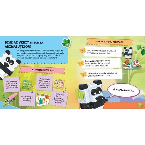 Lego: Adopta un Panda. Activitati pentru micii iubitori de animale