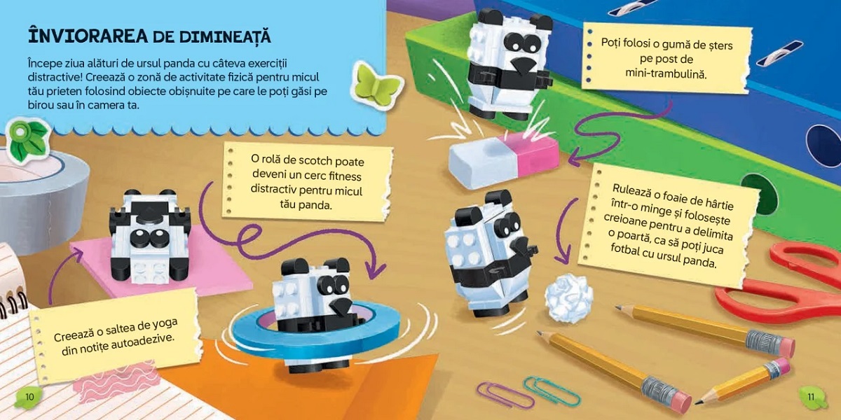 Imaginea produsului 'Lego: Adoptă un Panda. Activități pentru micii iubitori de animale'