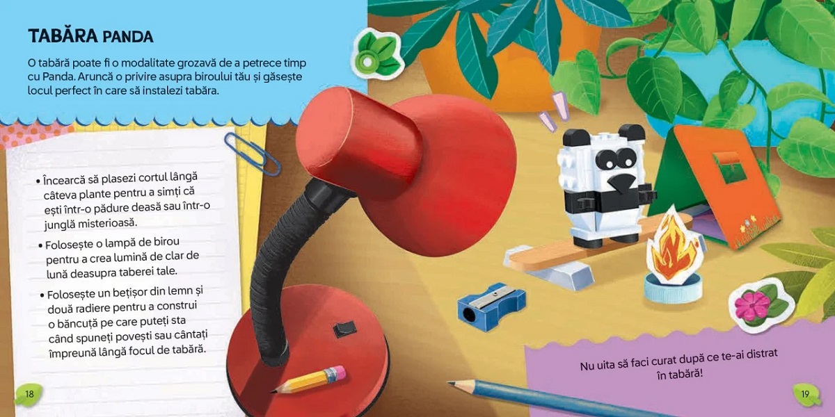 Imaginea produsului 'Lego: Adoptă un Panda. Activități pentru micii iubitori de animale'