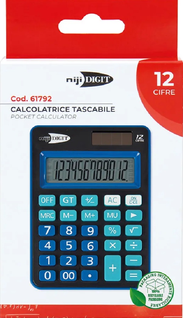 Imaginea produsului 'Calculator de buzunar 12 cifre'