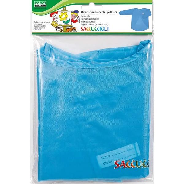 Sort bleu pentru pictura, cu maneca lunga