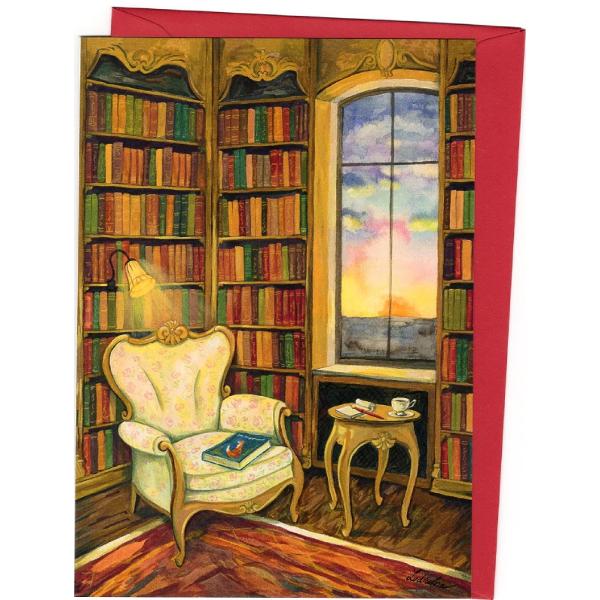 Felicitare: Biblioteca viselor
