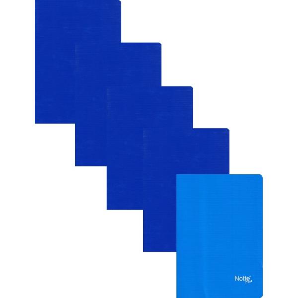 Set 5 caiete matematica A5 40 file. Albastru, blue
