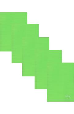 Imaginea produsului 'Set 5 caiete matematică A5 40 file. Verde neon'