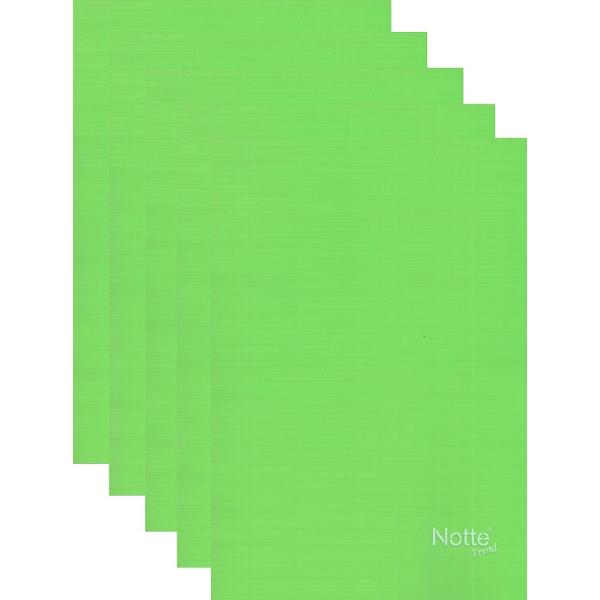 Set 5 caiete dictando A5 40 file: Verde neon