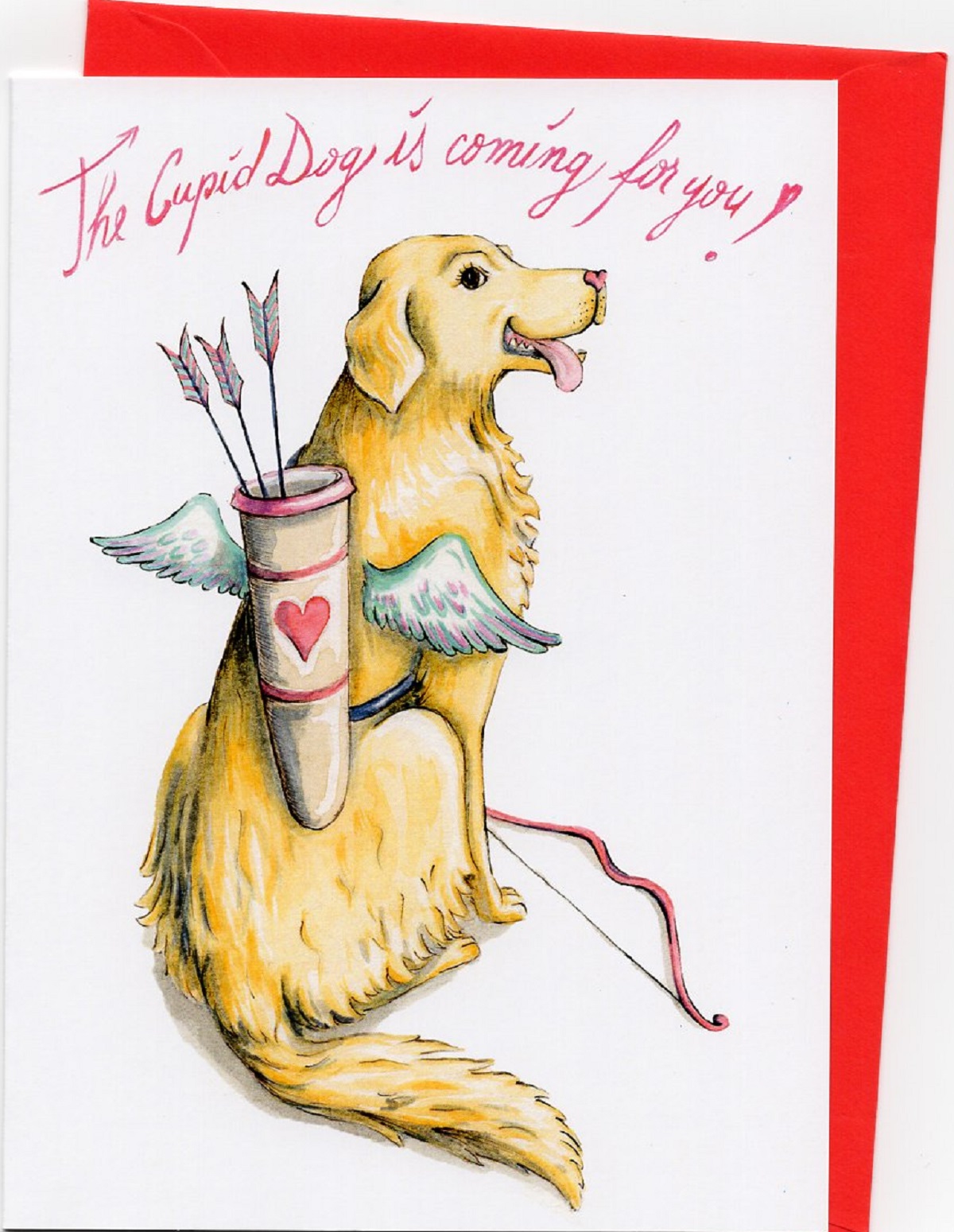 Imaginea produsului 'Felicitare: Cupid Dog'