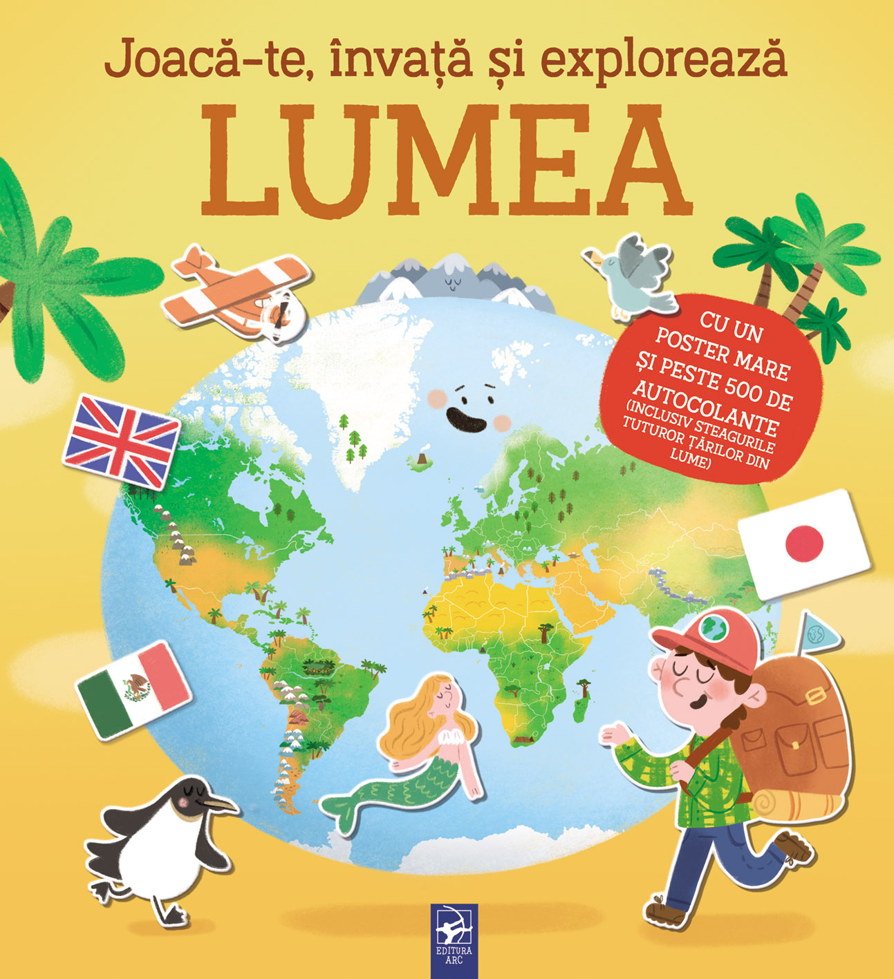 Coperta cărții 'Joacă-te, învață și explorează. Lumea'