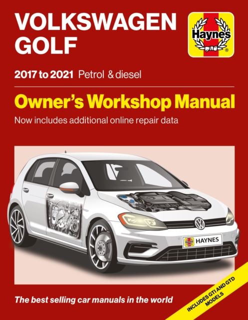 Coperta cărții 'Volkswagen Golf 2017 to 2021 Petrol & Diesel -'