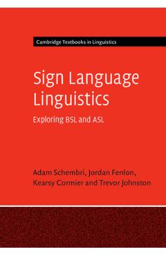 Coperta cărții 'Sign Language Linguistics - Adam Schembri'