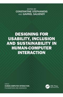 Coperta cărții 'Designing for Usability, Inclusion and Sustainability in Human-Computer Interaction - Constantine Stephanidis'