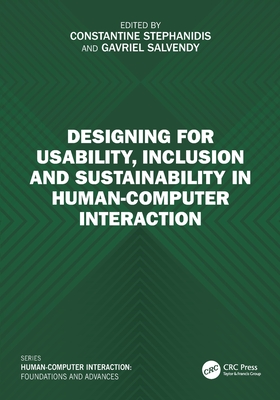 Coperta cărții 'Designing for Usability, Inclusion and Sustainability in Human-Computer Interaction - Constantine Stephanidis'