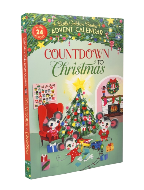 Coperta cărții 'Little Golden Books Advent Calendar: Countdown to Christmas: With 24 Winter Holiday Books -'