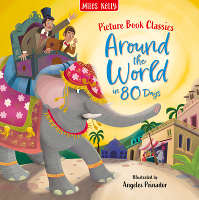 Coperta cărții 'Around the World in 80 Days -'