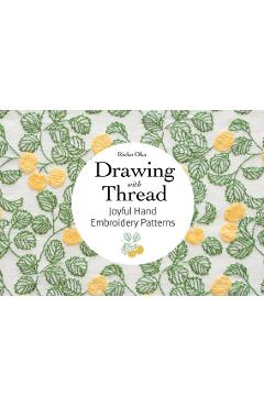 Coperta cărții 'Drawing with Thread - Rieko Oka'