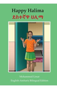 Coperta cărții 'Happy Halima: English - Amharic Bilingual Edition - Mohammed Umar'