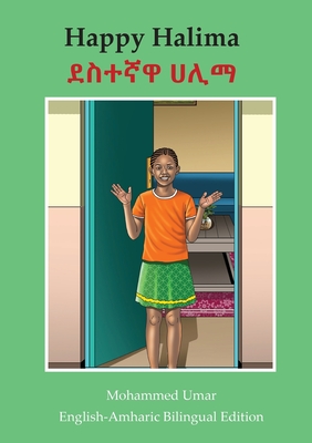Coperta cărții 'Happy Halima: English - Amharic Bilingual Edition - Mohammed Umar'