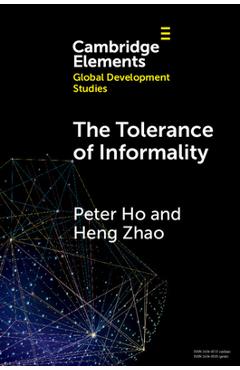 Coperta cărții 'The Tolerance of Informality: State, Religion and Property in China - Peter Ho'