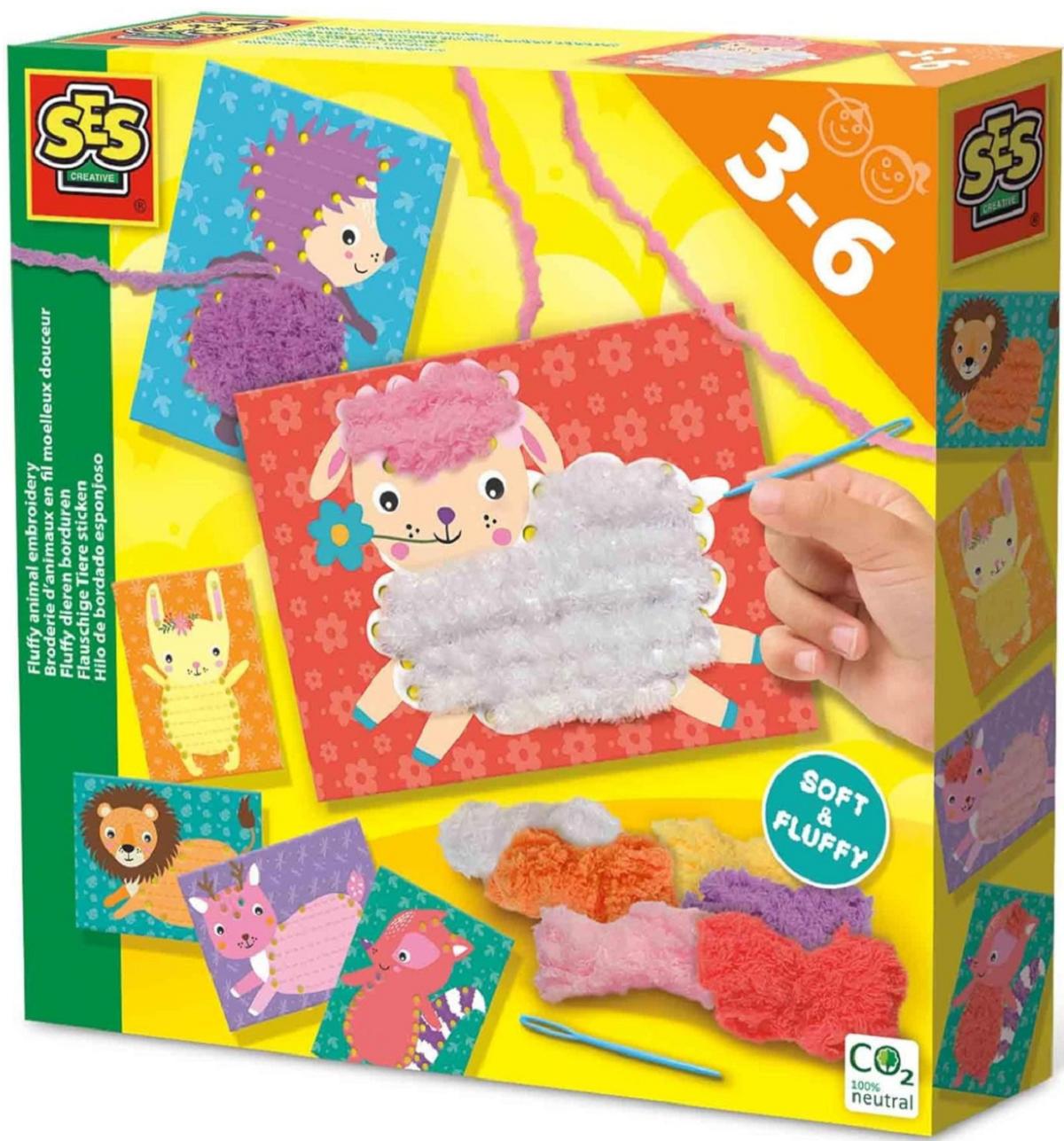 Imaginea produsului 'Set de broderie: Animale pufoase'