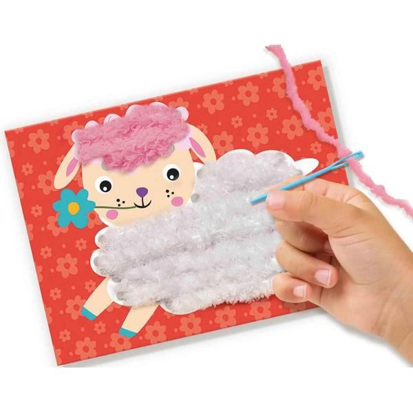 Set de broderie: Animale pufoase