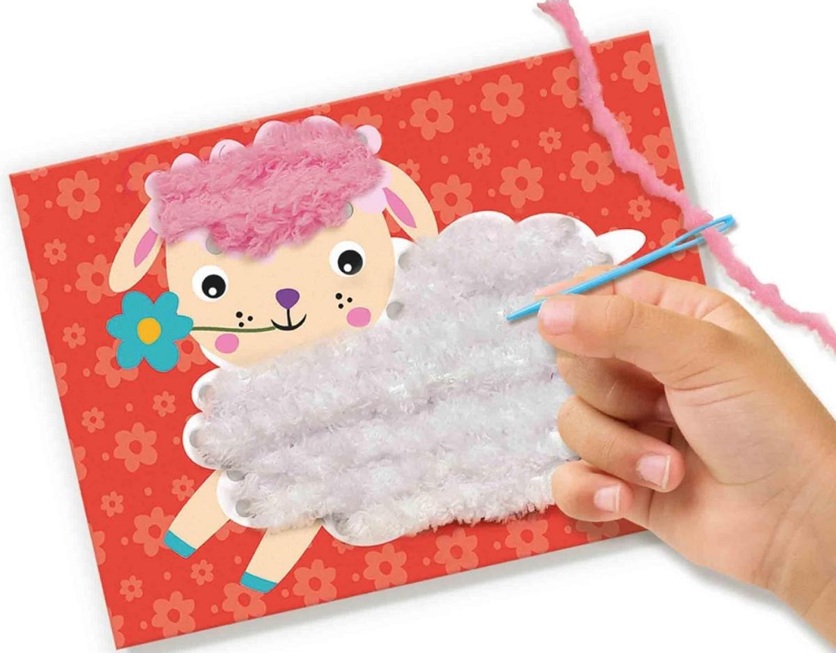 Imaginea produsului 'Set de broderie: Animale pufoase'