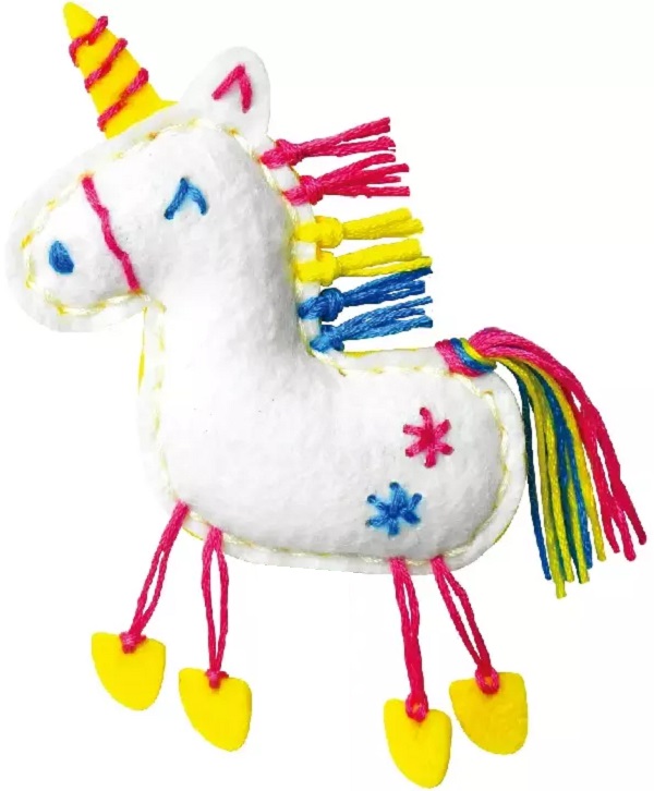 Imaginea produsului 'Set de cusut DIY: Decorațiune topper pentru creion. Unicorn'