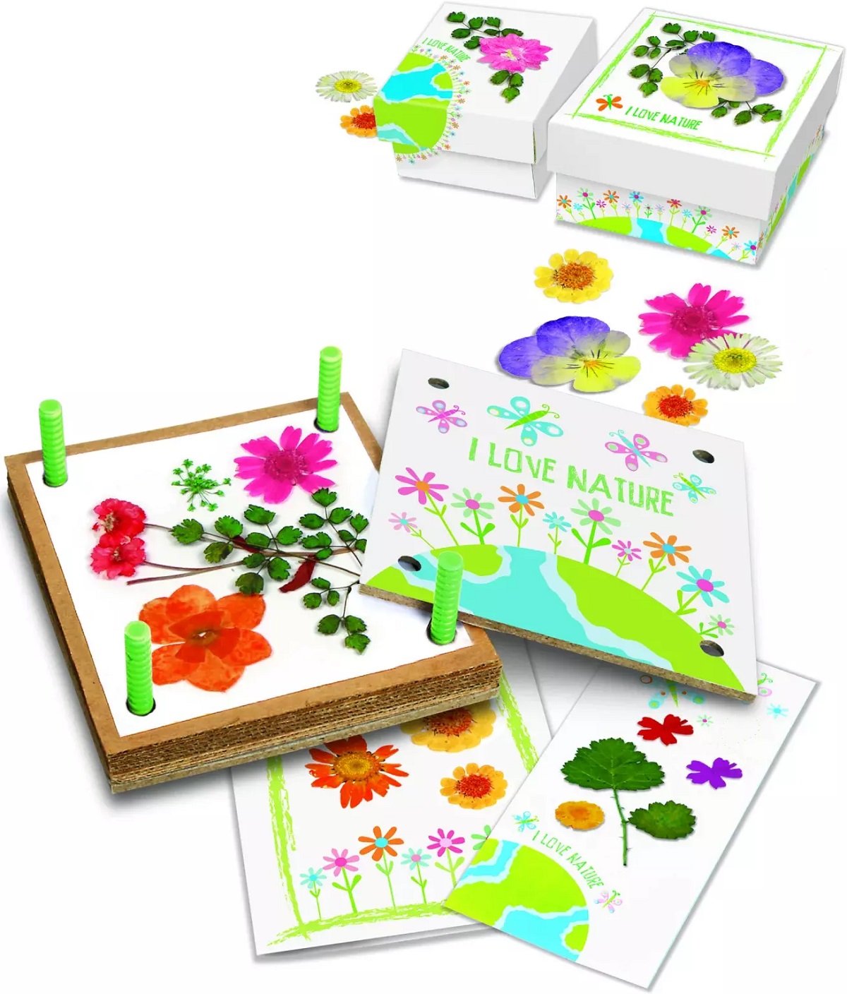 Imaginea produsului 'Kit creativ. Presă pentru flori și frunze. Green Creativity'