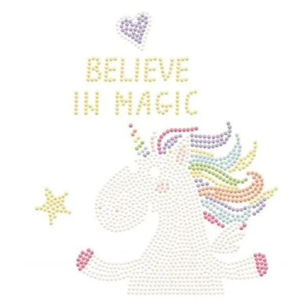 Set creativ pictura cu diamante: Believe in Magic