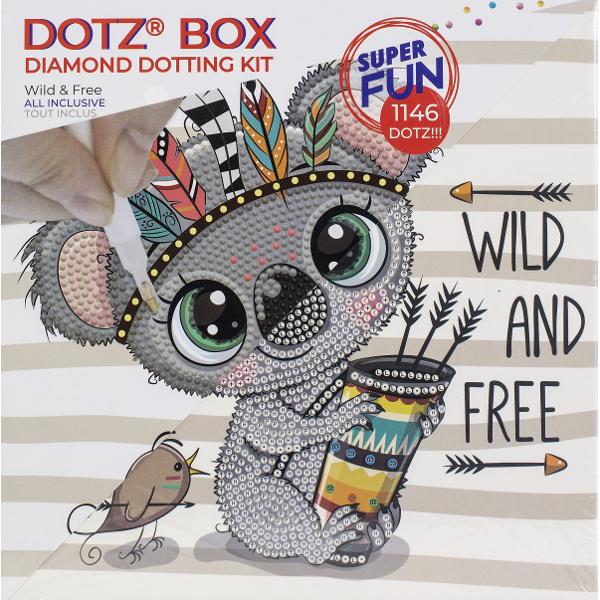 Set creativ pictura cu diamante: Wild and Free