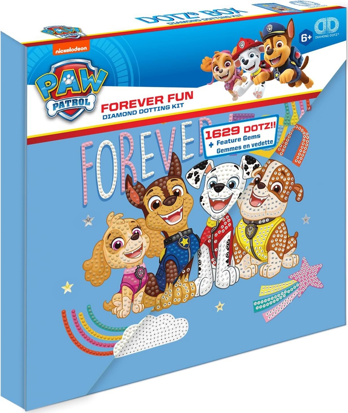 Imaginea produsului 'Set creativ pictură cu diamante: Forever Fun. Patrula cățelușilor'