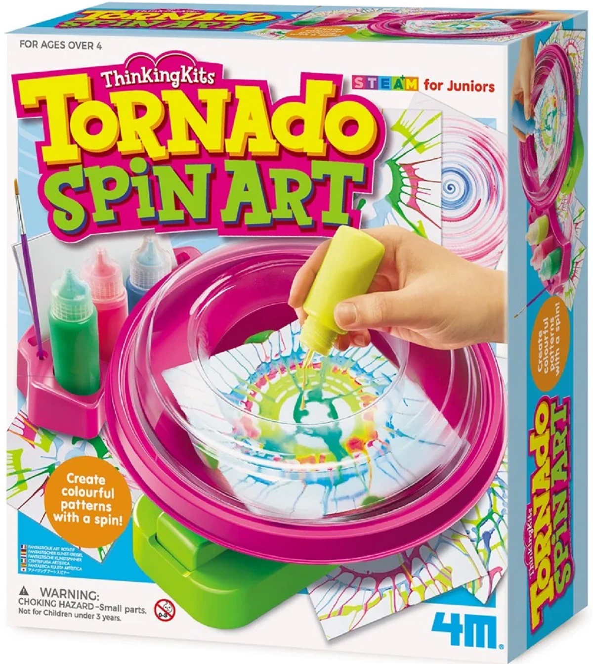 Imaginea produsului 'Kit creativ STEAM. Tornadă de culori'