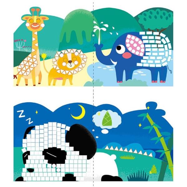 Prima mea carte de povesti: Mozaic. Animale salbatice