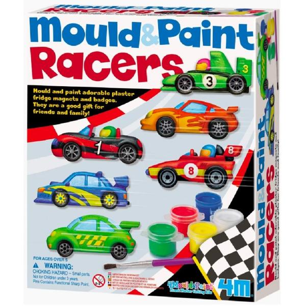 Atelier creativ modeleaza si picteaza: Masini de curse