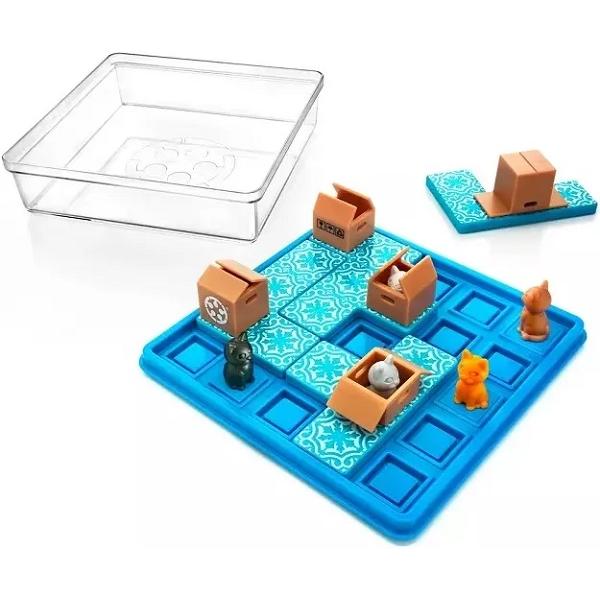 Joc puzzle: Cats and Boxes