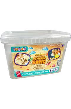 Imaginea produsului 'Nisip senzorial modelabil în cutie, natural, 5 kg'