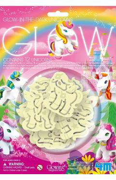Imaginea produsului 'Decorațiuni de perete fosforescente: Unicorni'