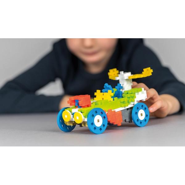 Set constructie Plus-Plus: Invata sa construiesti vehicule
