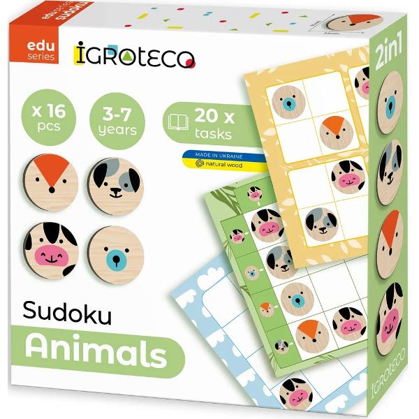 Joc de logica. Sudoku cu animale