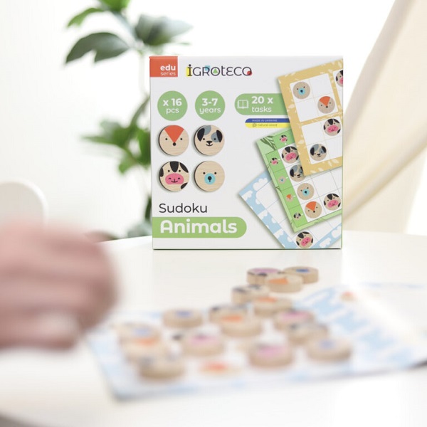 Imaginea produsului 'Joc de logică. Sudoku cu animale'