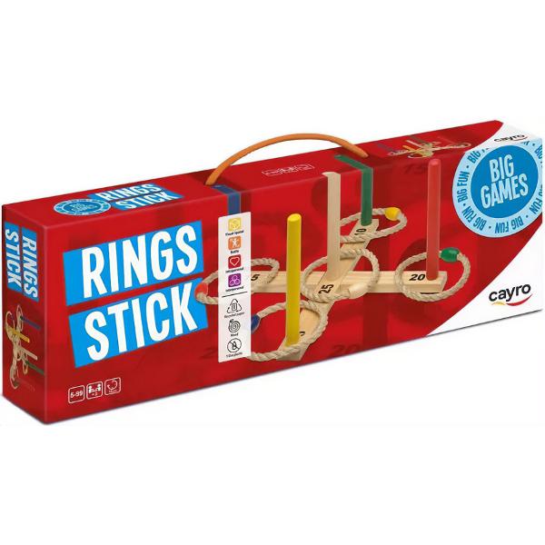 Joc de aruncat la tinta cu inele. Rings Stick