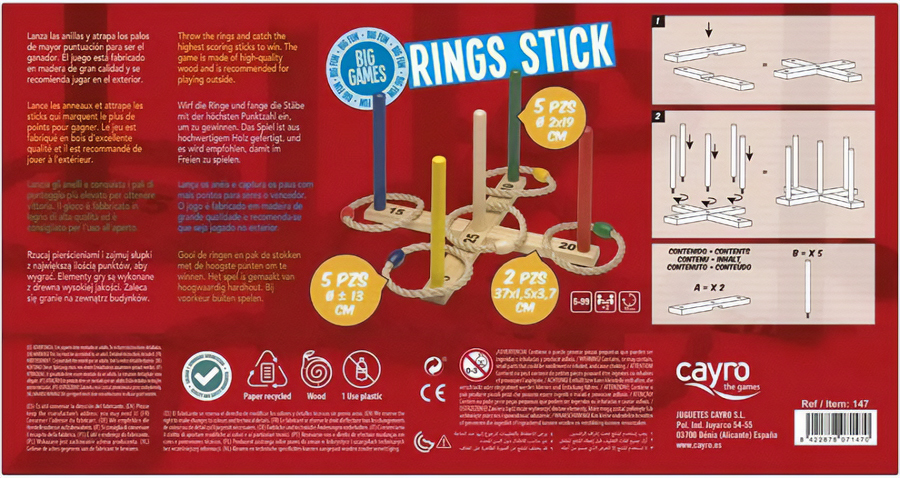 Imaginea produsului 'Joc de aruncat la țintă cu inele. Rings Stick'