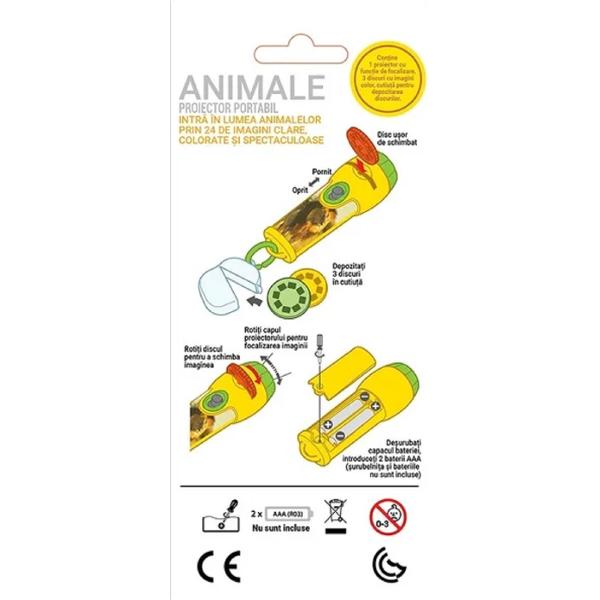 Proiector portabil. Animale