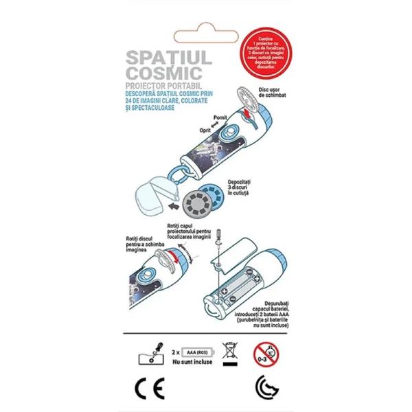 Proiector portabil. Spatiul cosmic 